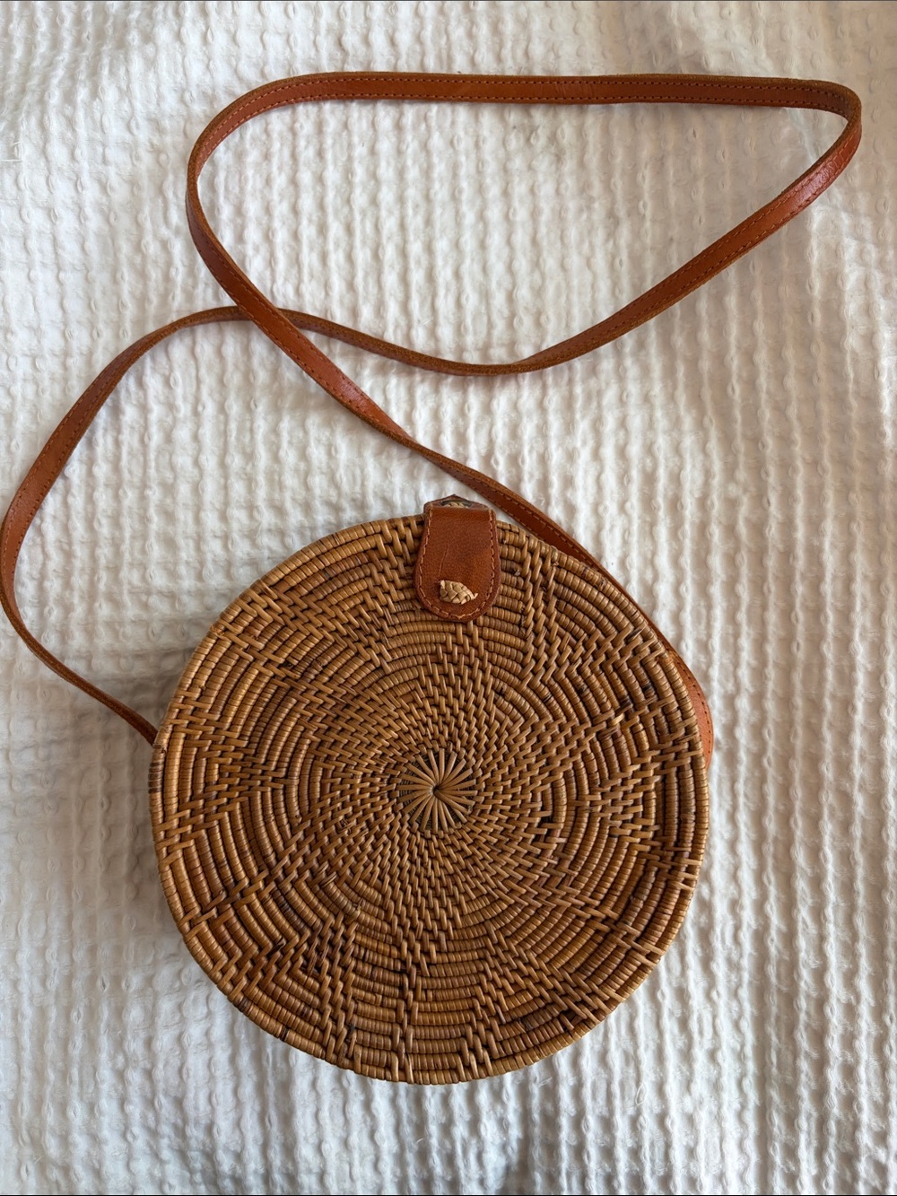 Straw Crossbody Bag